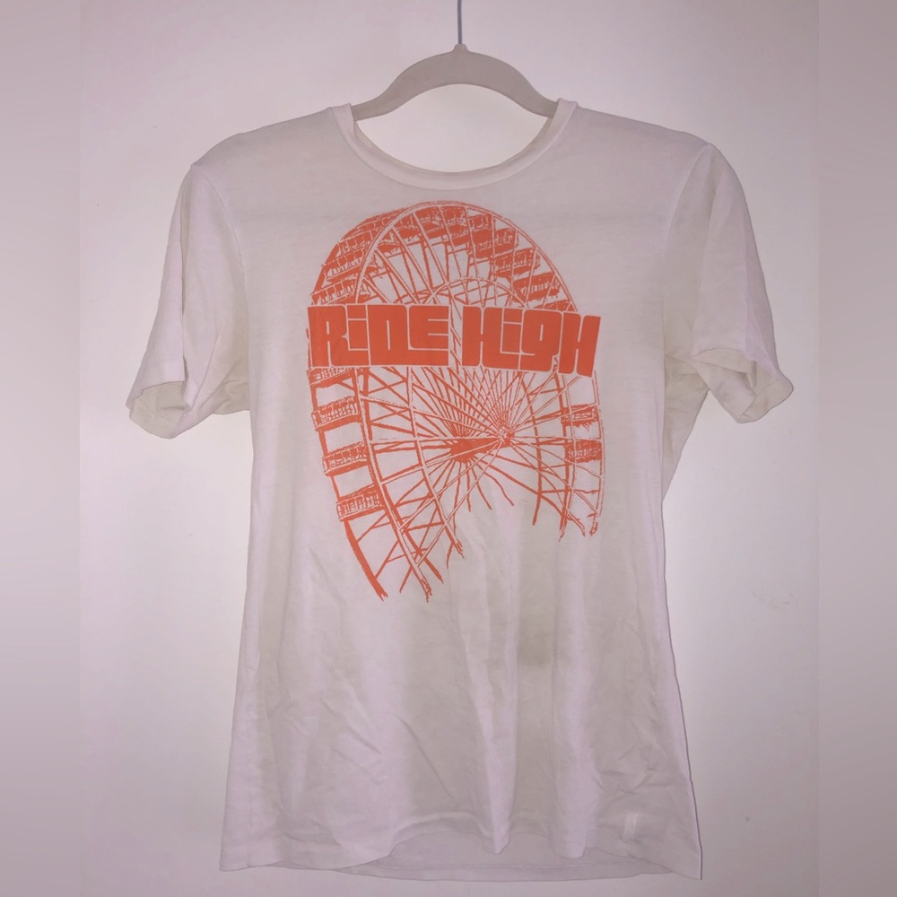 Coachella neon carnival 2nd annual Armani exchange “ride high” t shirt size Xs